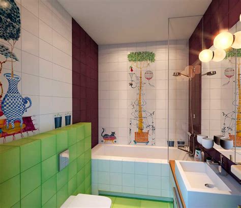 Whether you want inspiration for planning a kids' bathroom renovation or are building a designer bathroom from scratch, houzz has 47,382 images from the best designers, decorators, and architects in the country, including kimball modern design + interiors and christie hausmann design. 20 Colorful Kids Bathrooms - AllArchitectureDesigns