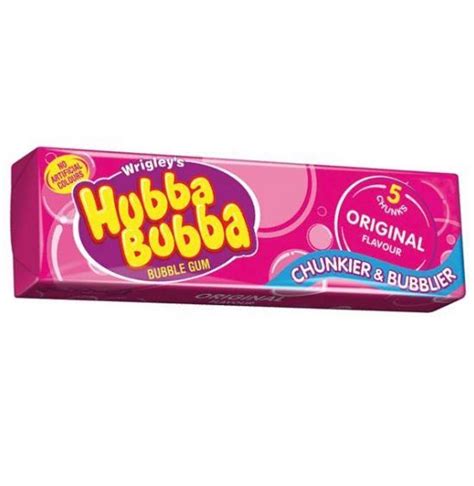 Buy Wrigleys 10 Pack Hubba Bubba Original Flavour Bubble Gum Online At