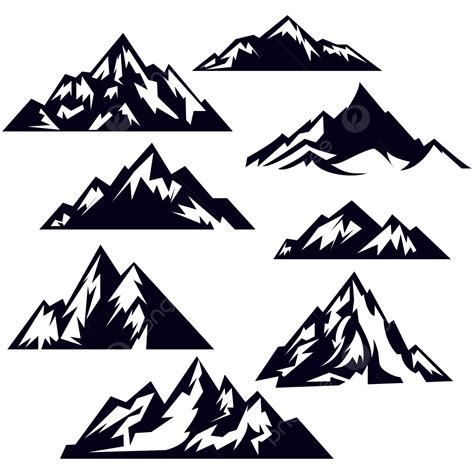 Gambar Bukit Gunung Desain Ilustrasi Vektor Gambar Hd Gunung Vektor