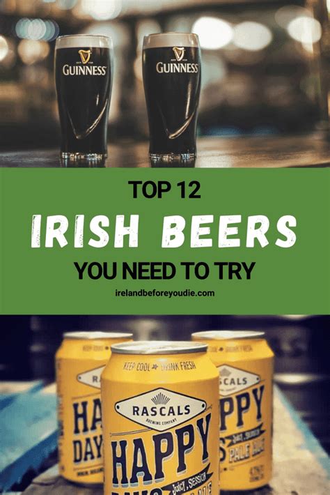 The 12 Best Irish Beers That Everyone Should Try In Ireland