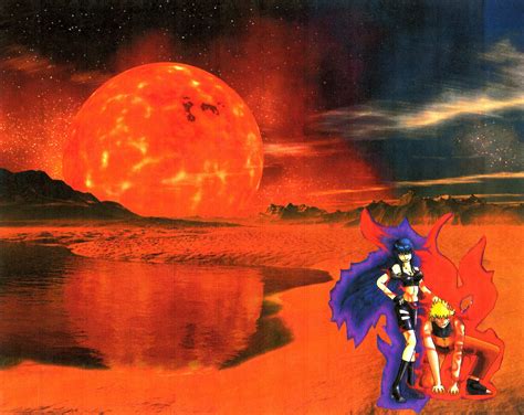 Dark Naruto And Dark Hinata Planet Wallpaper By Weissdrum