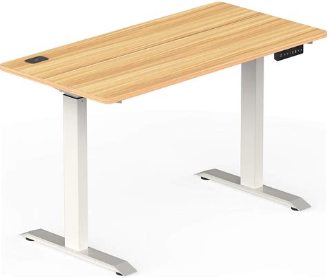 Shw Standing Desk Electric Height Adjustable Computer Desk 48 X 24