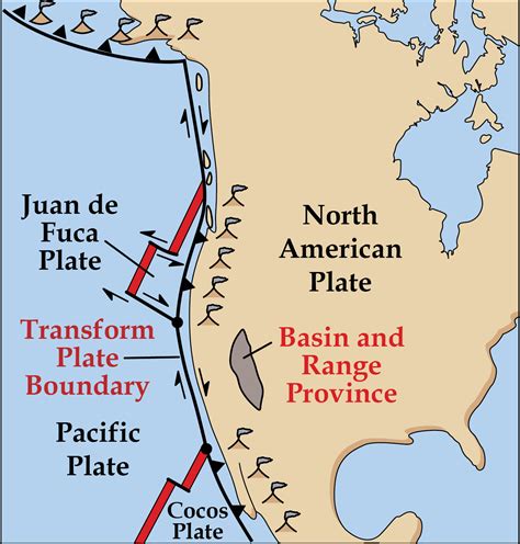 Transform Plate Boundaries Geology U S National Park Service