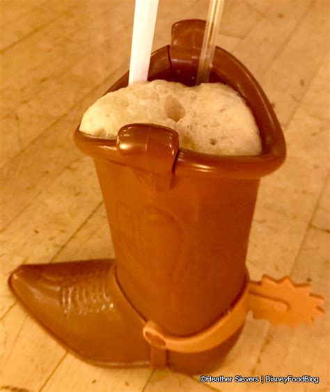 Pixar Fest Eats Woodys Boot With Root Beer Float The Disney Food Blog