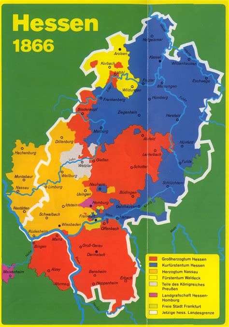 Hesse Germany Map