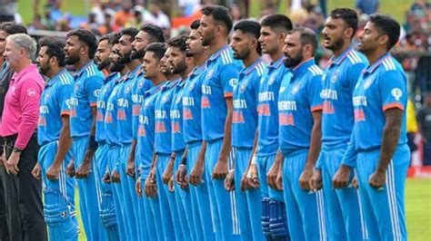 Icc World Cup 2023 Team India Jersey For The Icc World Cup Unveiled