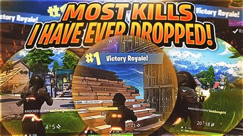 The Most Kills I Ever Dropped In A Fortnite Squads Game Youtube