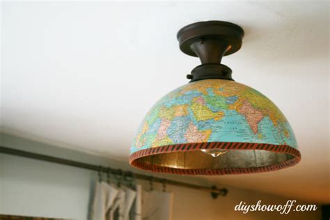 Truly a standout light fixture. DIY Globe Light FixtureDIY Show Off ™ - DIY Decorating and ...