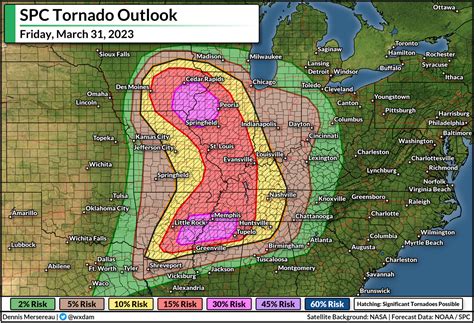 Central Us Faces First High Risk Severe Weather Day In Years