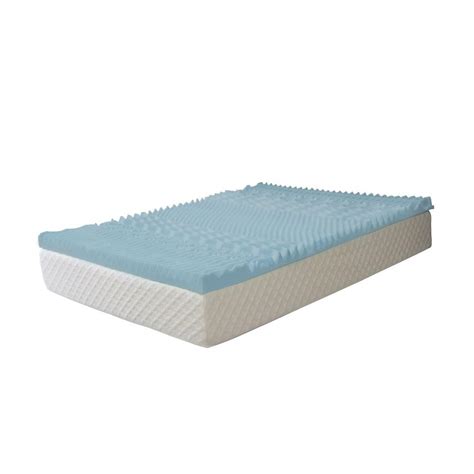 This mattress pad is the perfect combination of a 100% waterproof mattress pad and quilted topper. Serenia Sleep 3 in. Queen Gel Memory Foam 7-Zone Mattress ...