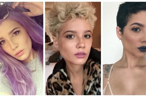 11 pics that prove halsey is the ultimate hair chameleon short hair styles hair looks hair cuts