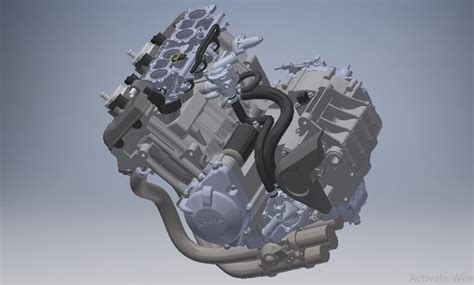 3d Model Engine Rotary Wankel Turbosquid 1546048
