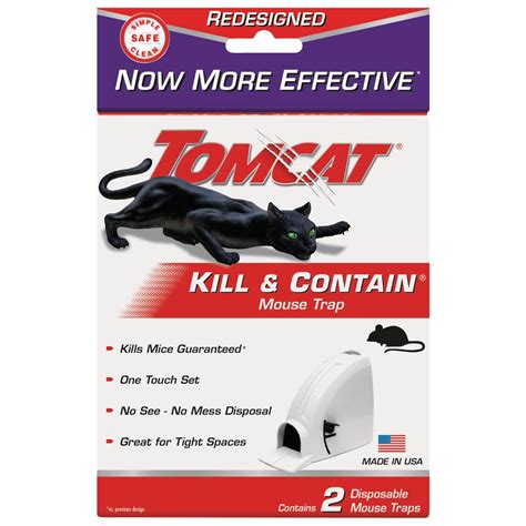 Tomcat Kill And Contain Mouse Trap 2 Pack 0360610pm The Home Depot