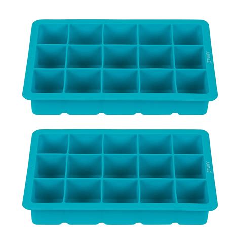 Buy Jumbo 2 Pack Black Ice Cube Trays Silicone Fda Approved And Bpa