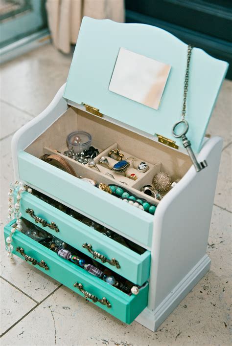 Diy Jewelry Box Jewelry Box Diy Diy Home Decor Projects Jewerly Box Diy