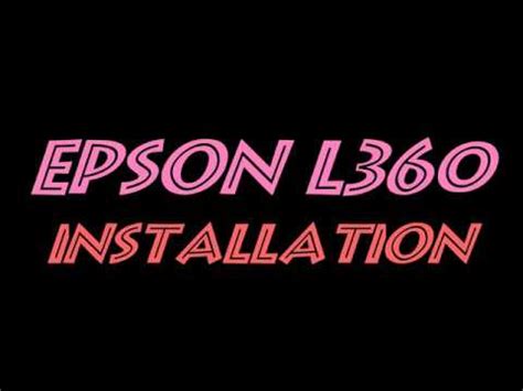 Epson l360 scanner driver file name: How to Install EPSON L360 Printer Driver - YouTube