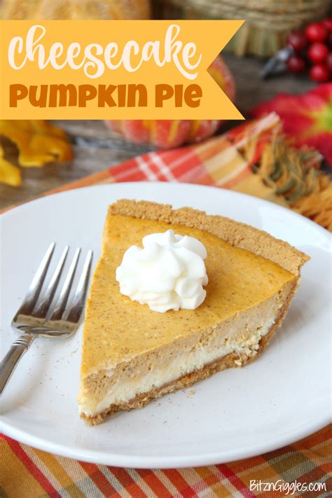 Cheesecake Pumpkin Pie Bitz And Giggles