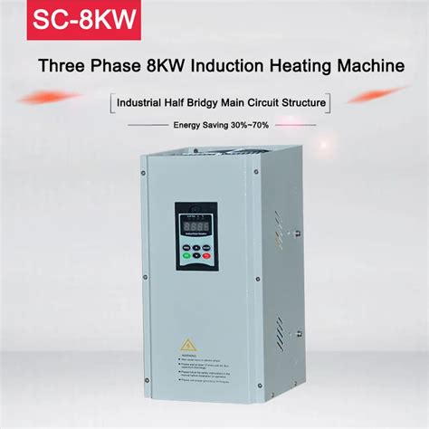 Industrial Three Phase 8KW 380V Induction Heating Machine Induction