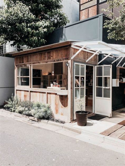 Coffee Shop Small Cafe Exterior Design