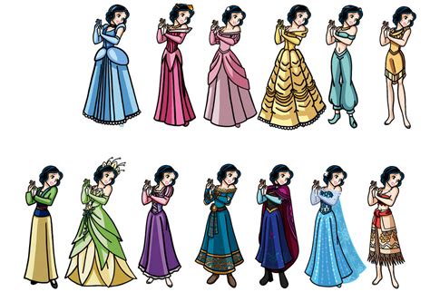 Disney Princess Mix And Match Snow White Collect By Purpleorchid 8863