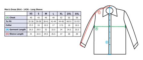 Measure using a tape measure; Mens Teflon Dress Shirt, Long Sleeve, Clearance | KNG.com