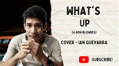 WHAT S UP Cover Ian Guevarra 4 Non Blondes Whatsup 4nonblondes