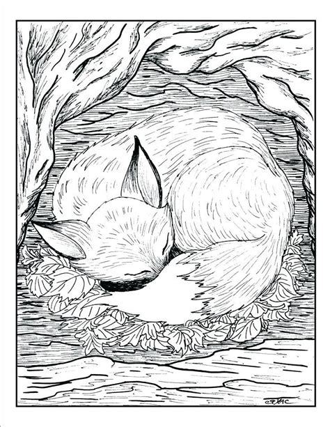 Printable Realistic Animal Coloring Pages