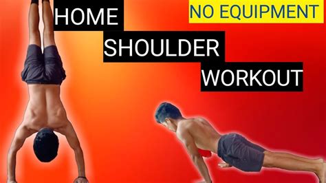 Best Home Shoulder Workot No Equipment Shoulder Workout Bina Kisi