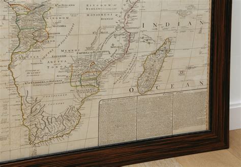 Rare Engraved Map Of Africa By Samuel Boulton 1800 At 1stdibs Map Of