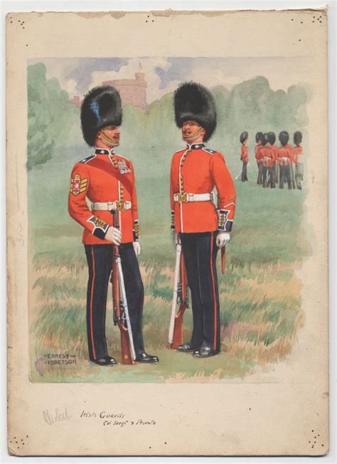 Irish Guards By Ibbetson British Army Uniform British Uniforms