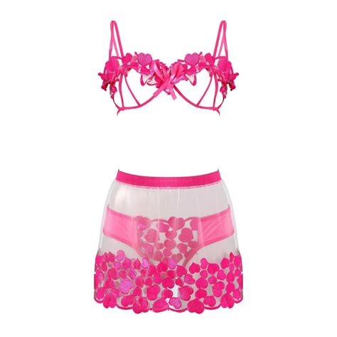 pink lover sissy lingerie set sissy lux