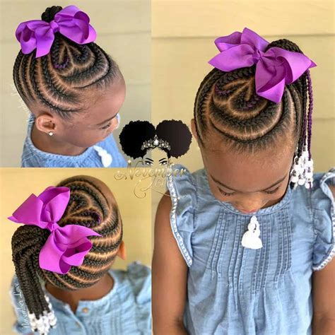 Kid Braid Styles Back To School Braided Hairstyles For Kids Black