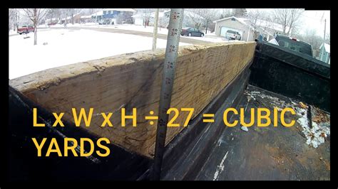 How To Figure Cubic Yards For Your Dumpster Business Youtube