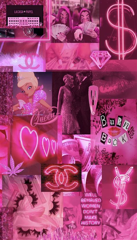 hot pink aesthetic wallpaper hot pink glitter butterfly heels aesthetic in 2020 hot