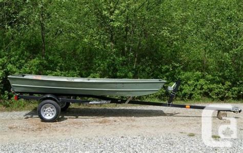 Jon Boat 12 X 42 Wide Used And New 12 14 Boat Trailer Black For