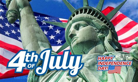 The fourth of july is celebrated as america's independence day in observance of july 4, 1776 the fourth of july has been a federal holiday since 1941. Independence Day USA Statue of Liberty ⋆ Independence Day ⋆ Greetings Cards, Pictures, Images ᐉ ...