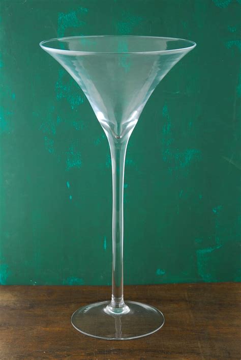 20 Tall Glass Martini Glass Vase