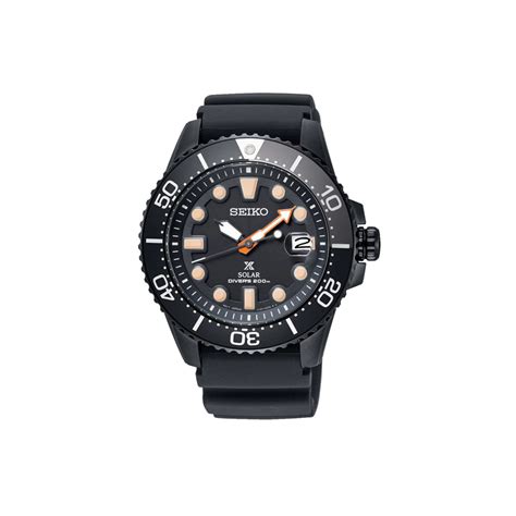 Gents Seiko Prospex Limited Edition Black Series Solar Watch Watches