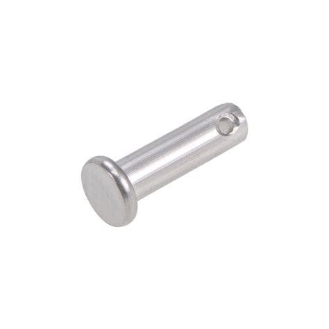 Single Hole Clevis Pins 6mm X 20mm Flat Head 304 Stainless Steel Pin