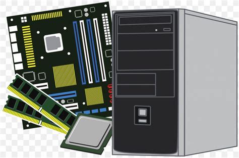 Central Processing Unit Personal Computer Desktop Computers Clip Art