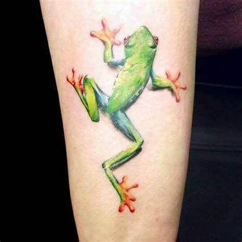 Realistic Frog By Jays Tattoos And Art Animal Tattoos For Men Ankle