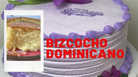Receta Bizcocho Dominicano