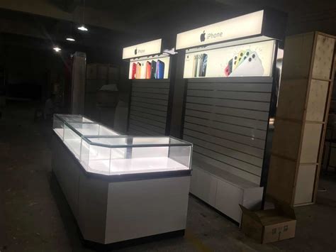 Modern Shop Counter Design Glass Display Showcase For Mobile Phone China Glass Display