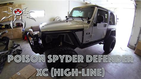 Poison Spyder Defender Xc High Line Install Youtube