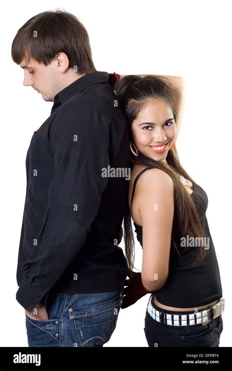 beauty beautiful man woman girl portrait smiling touching cut out stock images and pictures alamy