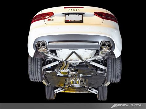 awe tuning cat back exhaust for 2010 15 audi s4 [b8 b8 5] touring edition