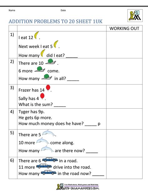 Worksheets are skillset, w, end of the year test, , decimals work, , holiday assignment you may click specific subject within a grade to view all the concepts available. 1st Grade Addition Word Problems