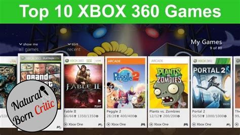 top 10 xbox 360 games of all time youtube