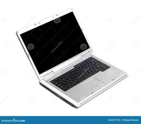 Isolated Laptop Stock Image Image Of Computer Equipment 8577741