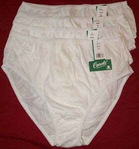 Pair White Size Cotton BIKINI PANTIES USA Made EBay